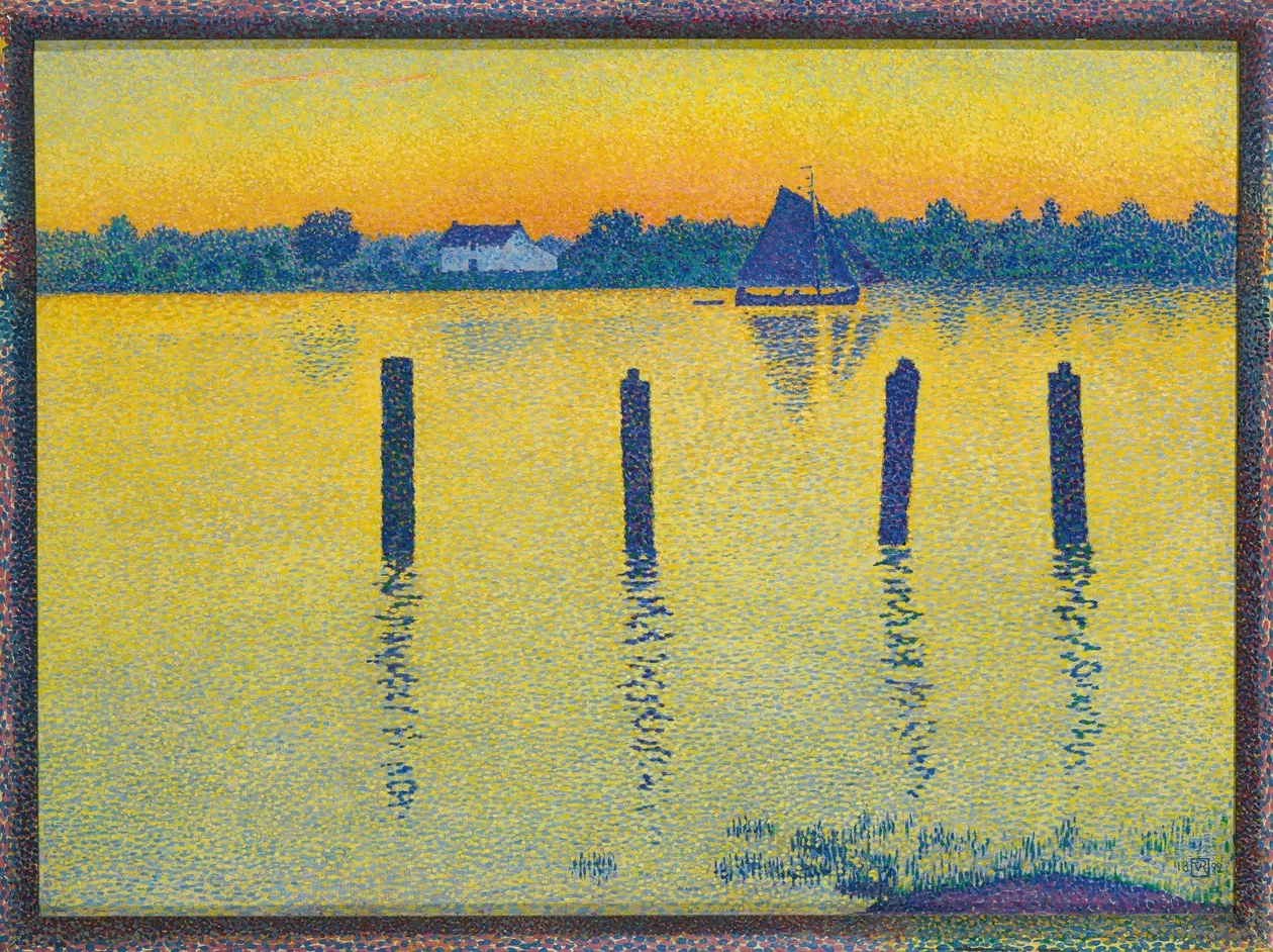 Barca a vela sulla Schelda, 1892